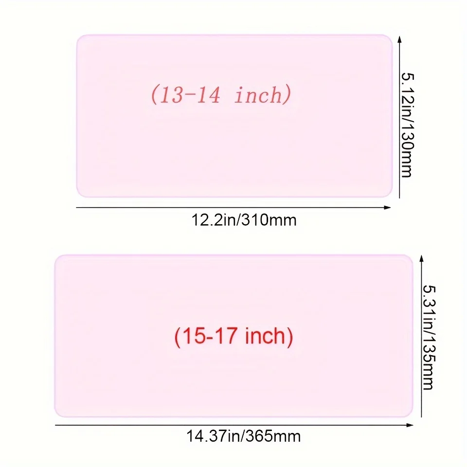 Universal Silicone Keyboard Cover, Dustproof Waterproof Anti-Fingerprint Keyboard Skin Protector for Laptop, Office Accessories