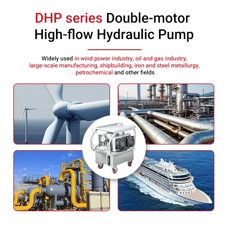 Fornitura diretta in fabbrica Serie DHP 40L ISO 9001 Pompa dinamometrica idraulica WREN Chiave dinamometrica idraulica a doppio motore a grande flusso