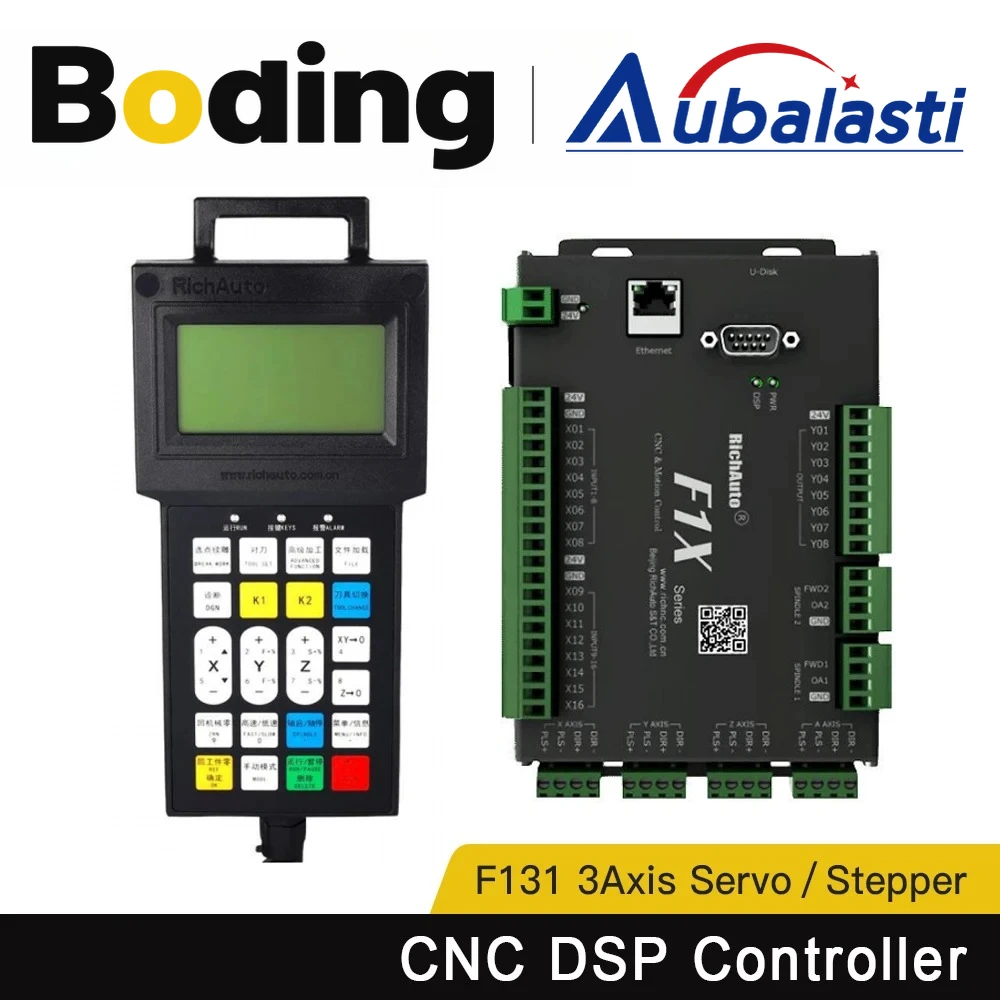 Aubalasti CNC DSP Controller F131 Support Servo and Stepper 3Axis Engraving Motion Control System Replace A11 B51