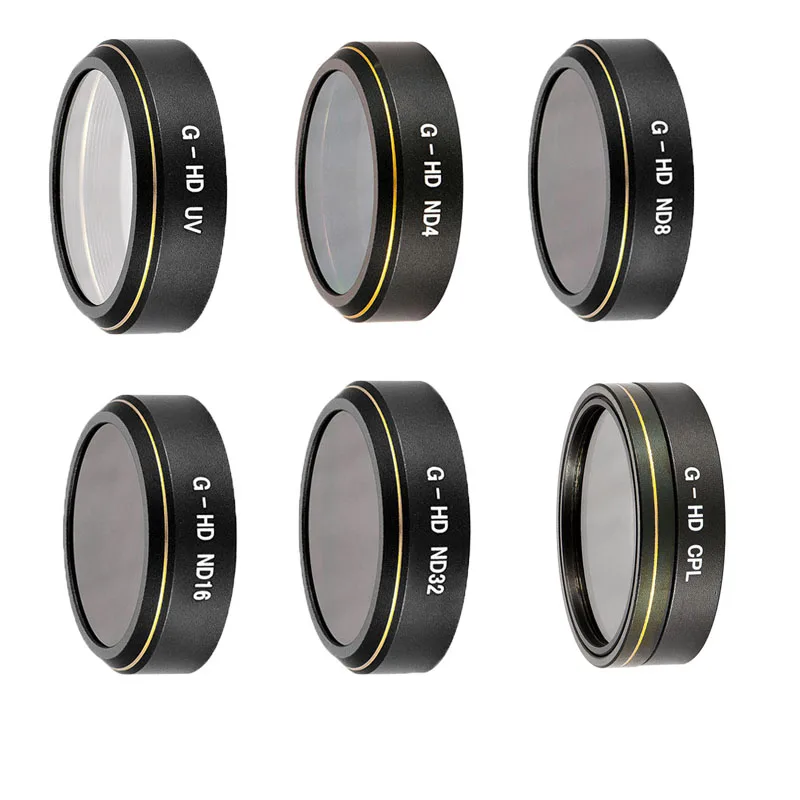 Lens Filter UV ND4 ND8 ND16 ND32 ND64 CPL Filter for DJI Phantom 4 pro/ 4pro+ / Phantom 4 Advanced Drone Accessories