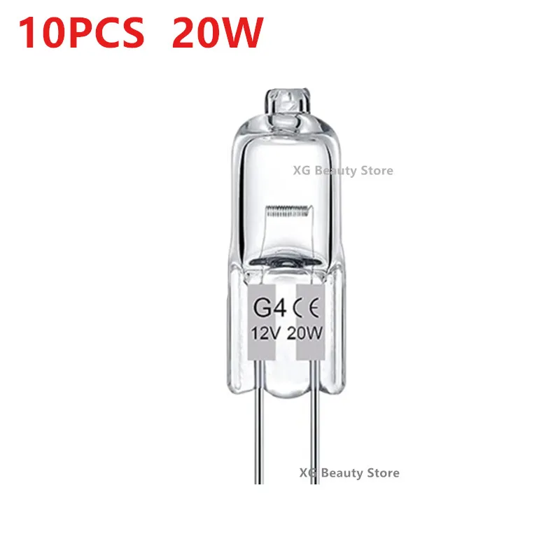 10/50/100PCS G4 12V 10W 20W LED Lampen Eco Halogeenlampen Capsule geplaatst Kralen Kristallen Lamp Halogeenlamp Groothandel