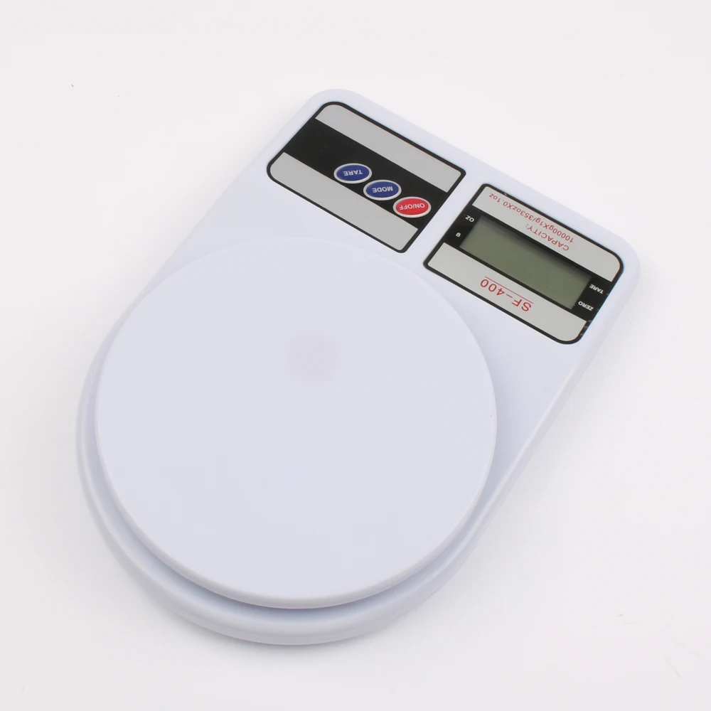 Portable 10kg 1g Digital Scale LCD Electronic Scales Steelyard Kitchen Scales Postal Food Balance Measuring Weight Libra