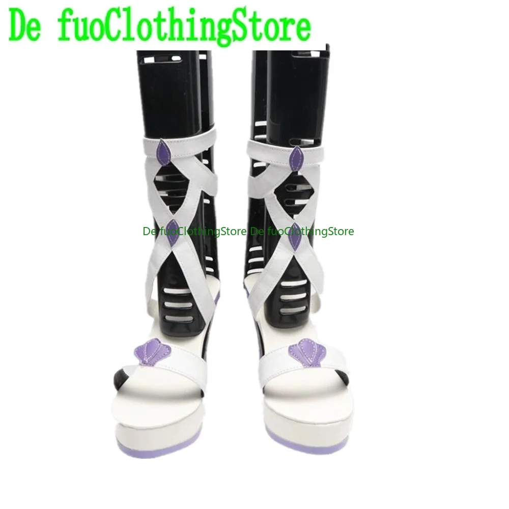 

DefuoClothing Raiden Mei Honkai Impact Cosplay Shoes Boots GameAnime Game Role-playing Shoes and Boots Halloween Party