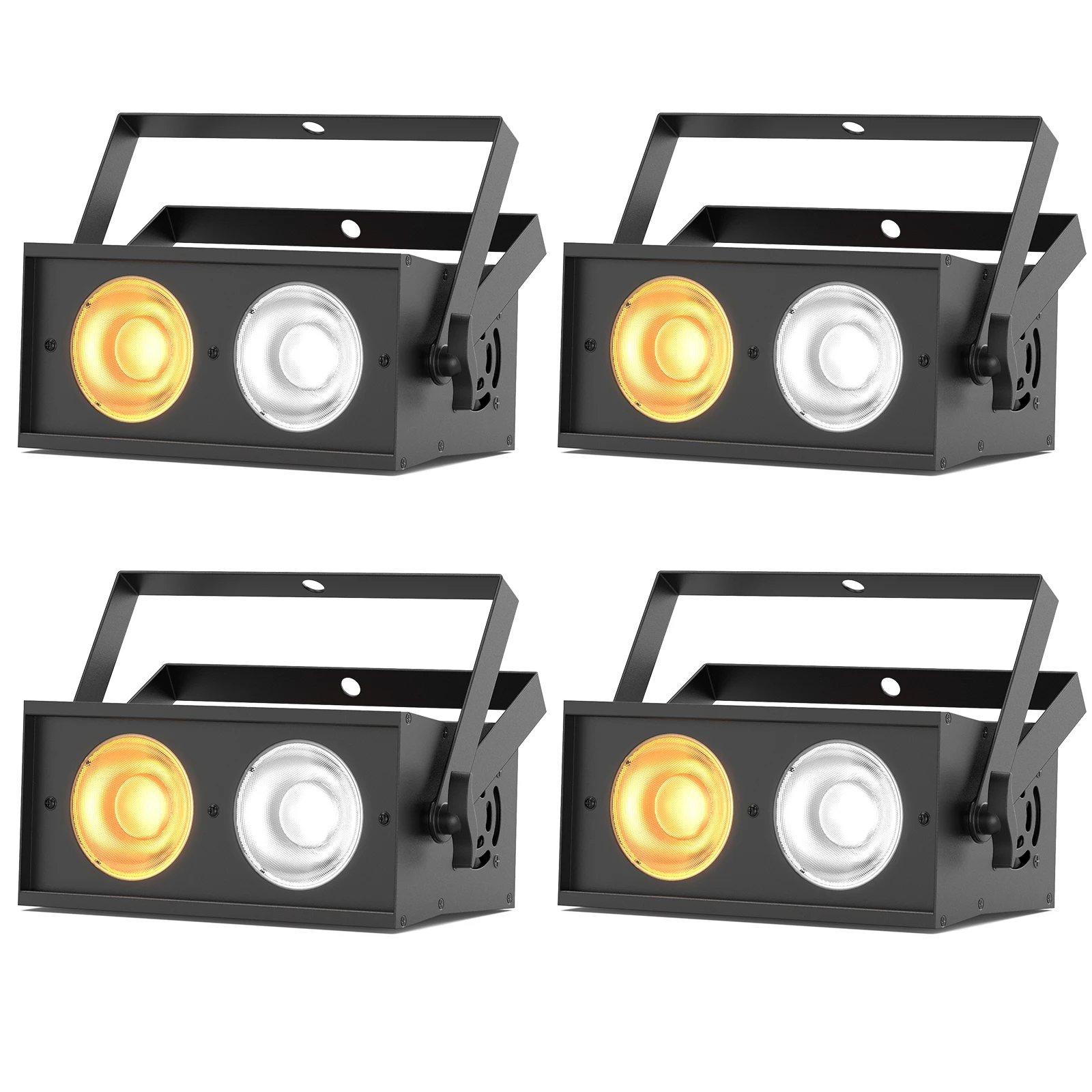 

Yiflamefly 4 шт. Мини 140 Вт Par Light LED COB DMX512 8-канальный голосовой контроль для баров, вечеринок по случаю дня рождения, свадебных клубов, КТВ