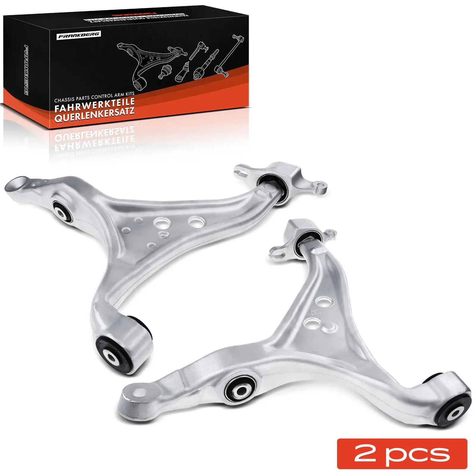 Frankberg 2x Controlebeugel Vooras Links Onder Rechts voor Mercedes-Benz X166 W166 C292 524-539