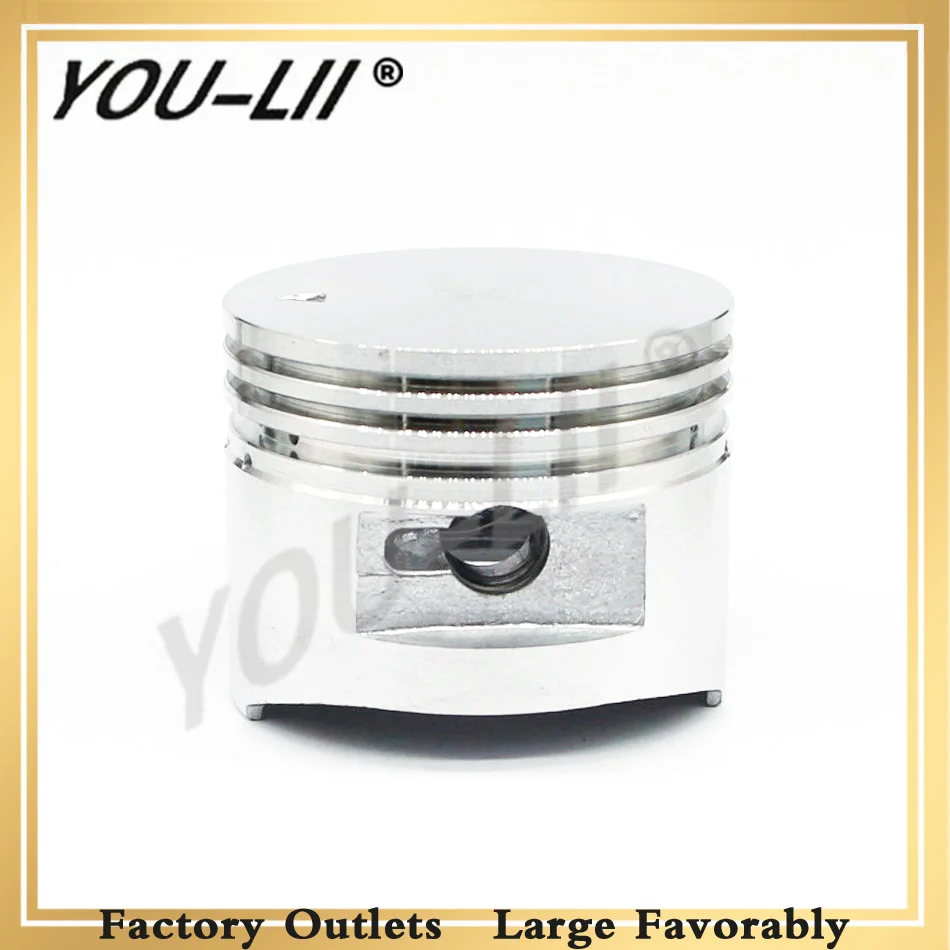 YOULII  Cylinder Piston Fit For 168F Engine GX160 GX200 5.5HP 6.5HP Carburetor Chainsaw 68mm Piston For Dirt Bike Motorcycle