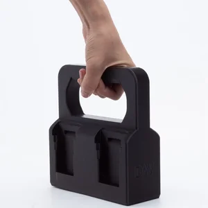 حامل تخزين صندوق بطارية 4x لبطارية DeWalt مع حجرة تخزين DCB205 DCB205-2 DCB204 DCB200 DCB203 (بدون بطارية) أفضل 10 مبيعات لبطارية ديوالت - رقم 3