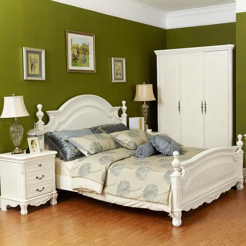 

Storage Space Double Bed Headboard Unbrakeable Adjustable Bedgeraamte Double Bed Camping Pliable Camas De Dormitorio Furniture