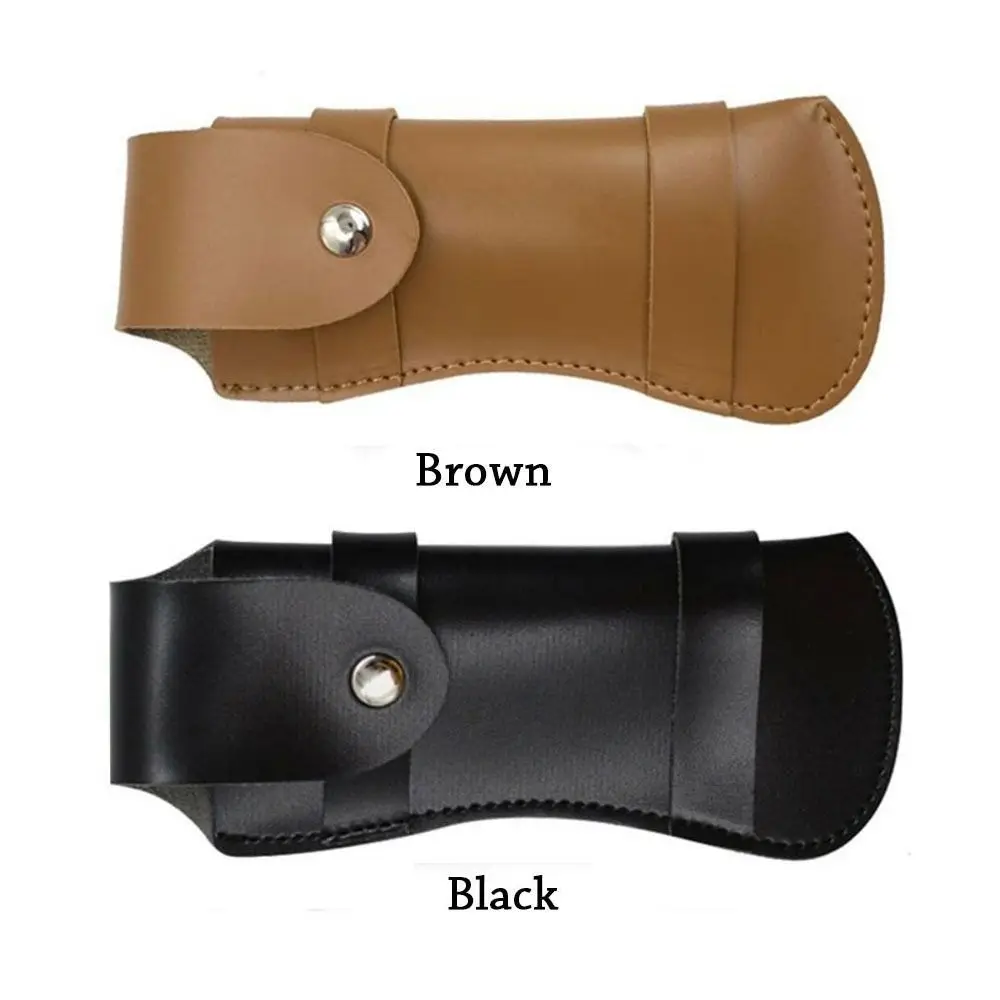 Brown Fold Knife Scabbard Tool Flashlight Belt Loop Case Holder Sheath Pocket Hunt Camp Outdoor Carry Equipment