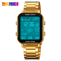 Skmei Spaceman Men's Watch Multi-Functional Waterproof Electronic Watch Double-Time Student Square Electronic Watch Men