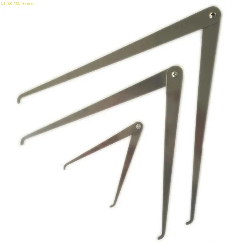 W3JE 4/8/10-inch Leg Stainless Steel Caliper Clay Sculpture Ceramic Measuring Pottery