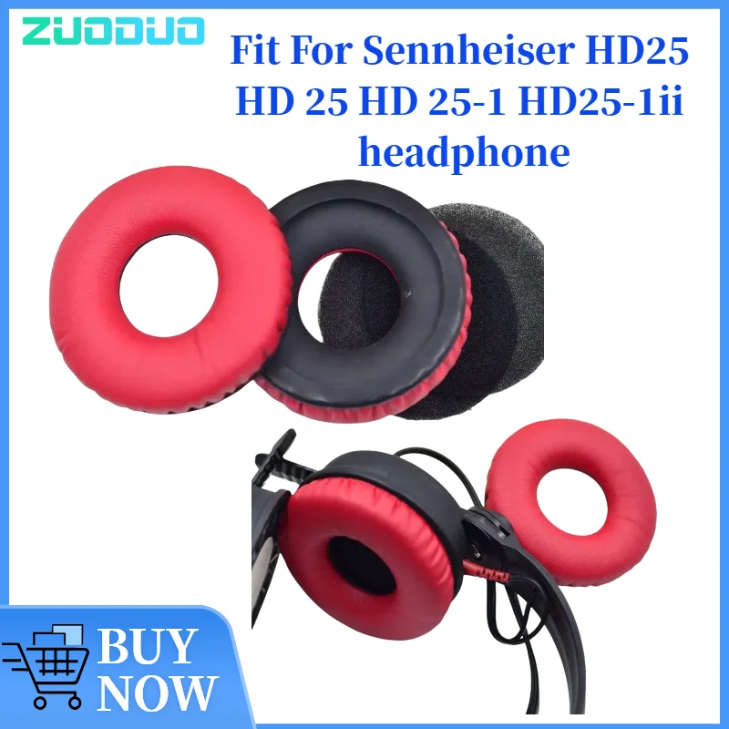 

Earphone pads For Sennheiser HD25 HD 25 HD 25-1 HD25-1ii Headset Earmuff Earphone Sleeve Protein skin memory sponge