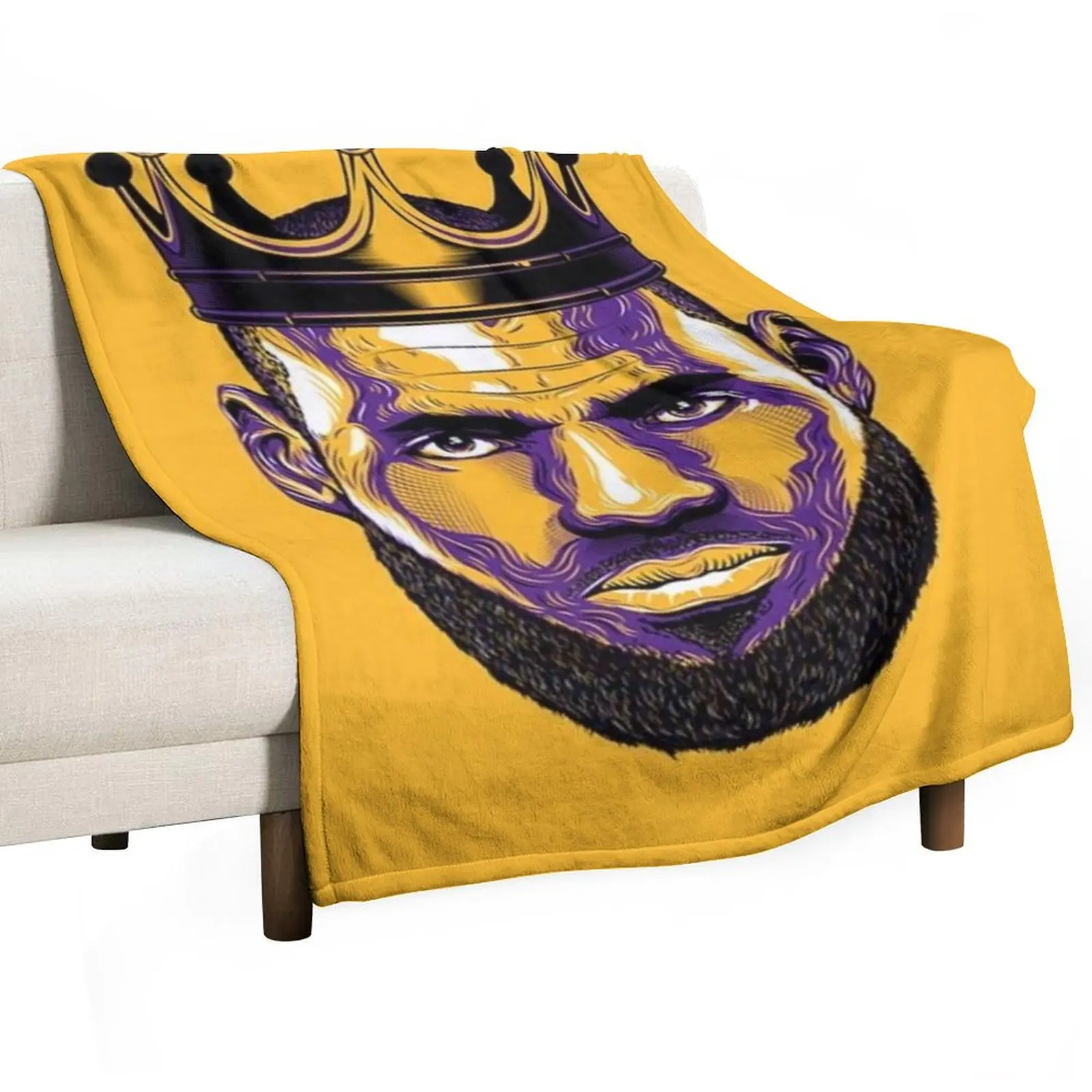 King Lebron James Throw Blanket Tourist Summer Sofa Blankets