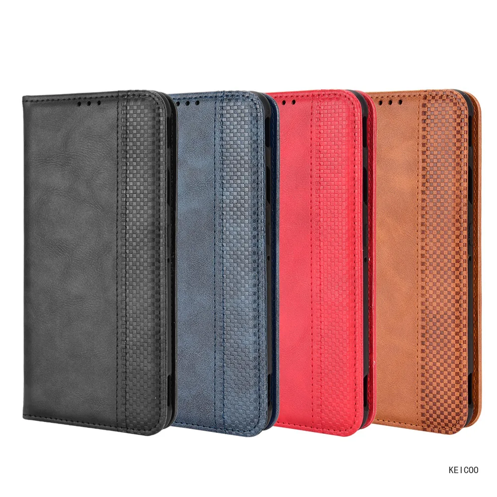 Magnetic Leather Case for ZTE Nubia Red Magic 3 3S Blade A3 A5 A7 7S L8 V10 A31 2019 Vita Lite Stand Holder Flip Cover Housing