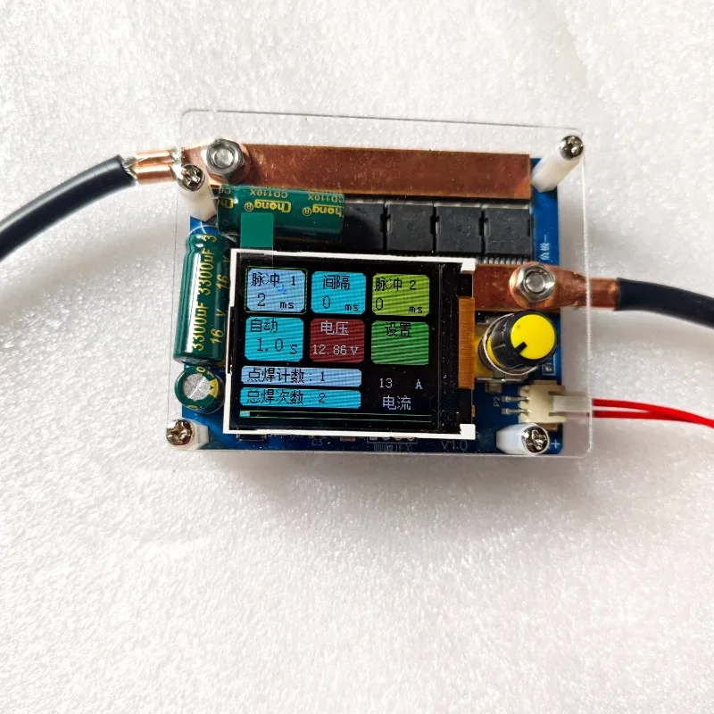 بقعة لحام يده الجهد المدخلات بقعة لحام المحمولة DIY عالية الطاقة 12 MOS أنبوب بقعة لحام