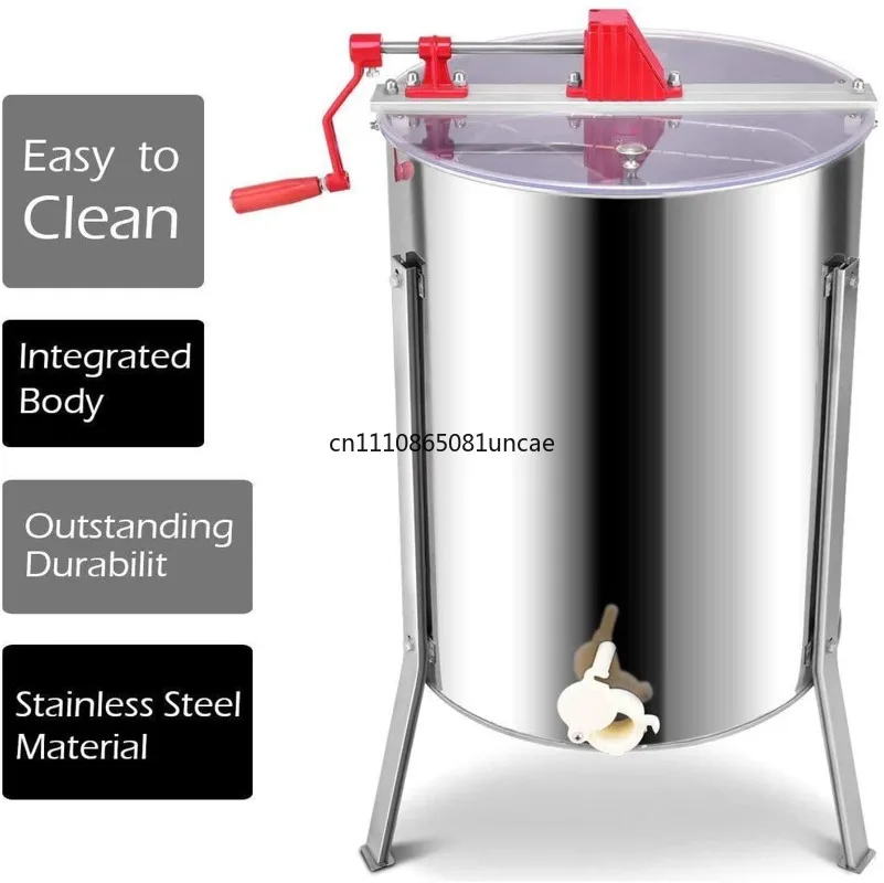 4-frame Manual Stainless Steel Honey Shaker Separator Beekeeping Utensils Durable Hot Sale