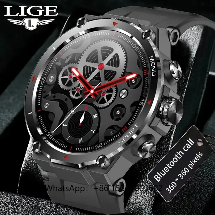 

TJXL-2023 LIGE 0419 New Smart Watch Men Long Standby Bracelet Fitness Tracker Sports Watch Call Smart Clock Smartwatch for Men