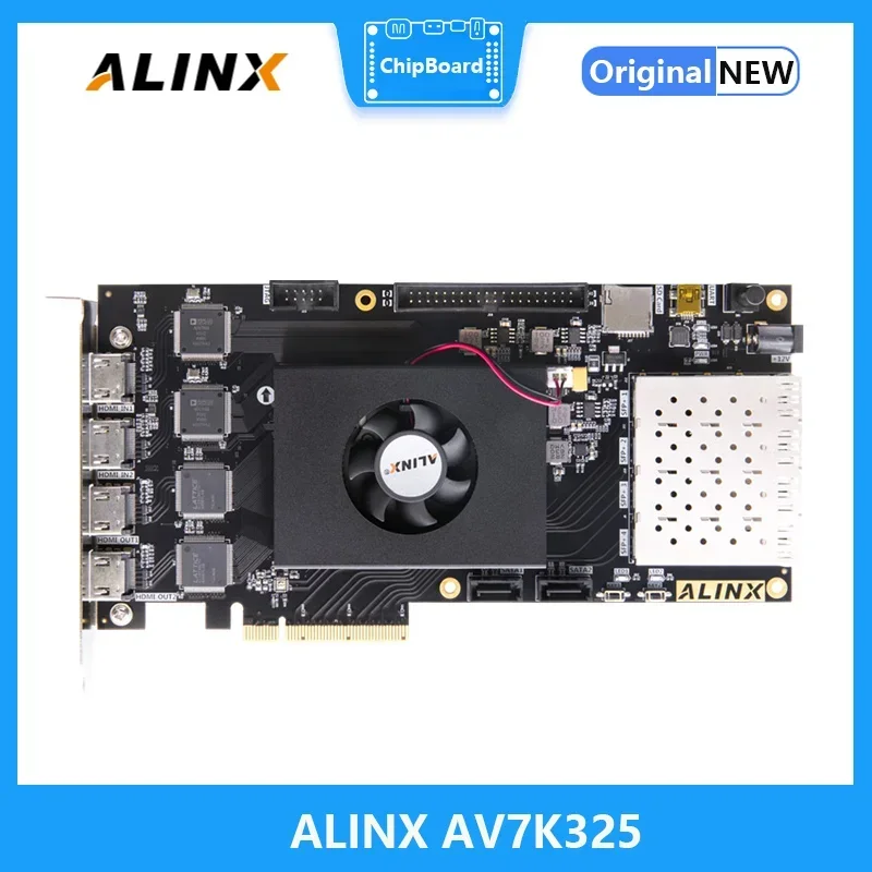 

ALINX AV7K325: XILINX Kintex-7 K7 7325 XC7K325 Обработка видеоизображения 4K Карта акселератора PCIE Плата FPGA