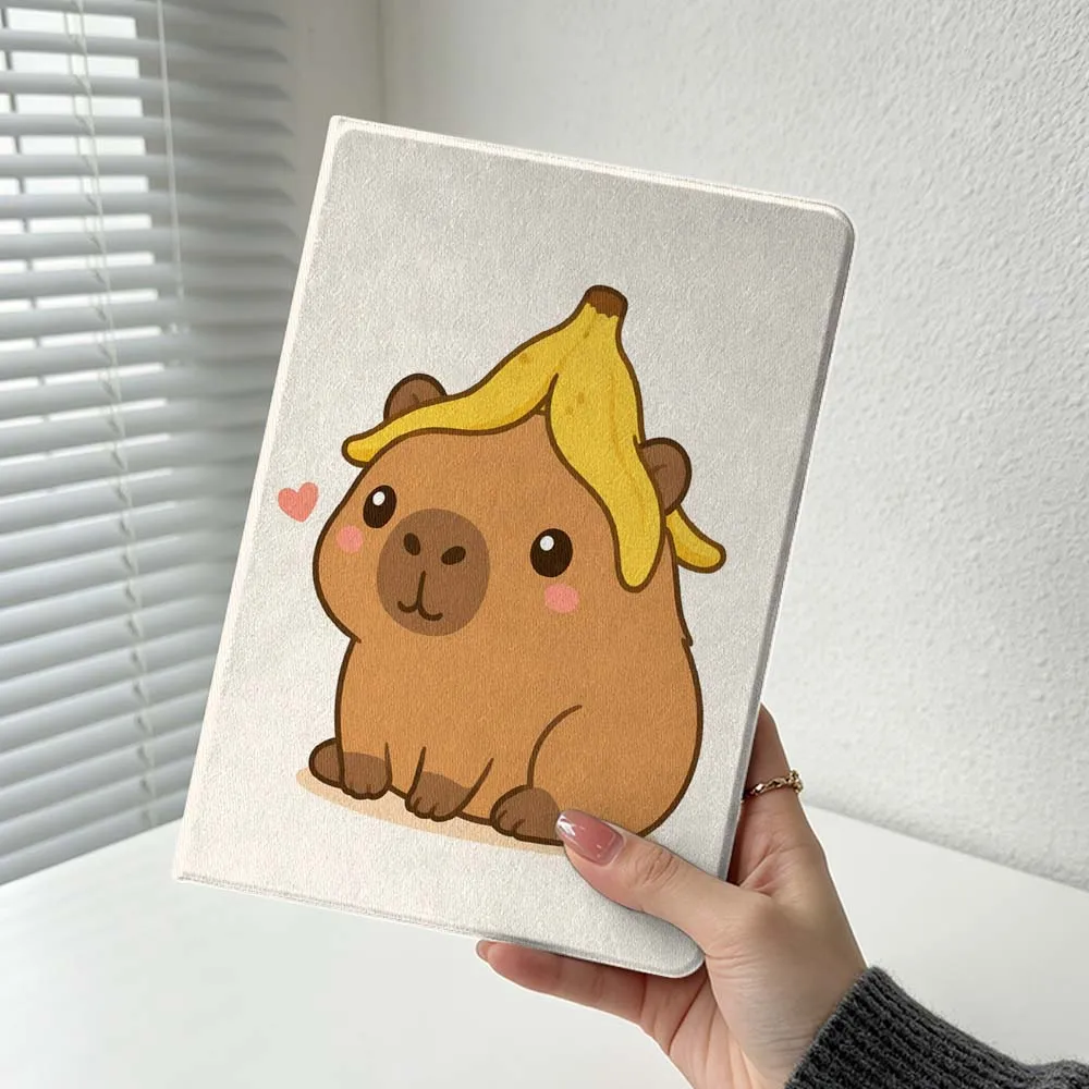 Fun Cartoon Capybara Pattern For Xiaomi Redmi Mi Pad 8 7 6 5 4 2 SE K Pro Max Ultra Poco Pad Soft Inch Tablet Case Cover