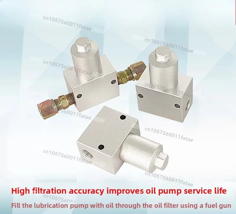 Oil Filter-8L Grease Oil Purifier Oil Inlet Punch Lubrication Pump Filter