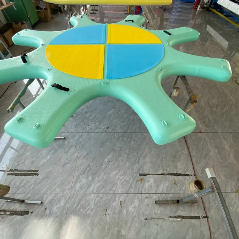 Paddle board SUP yoga board connection island inflatable double connection island training floating island portable buoyancy
