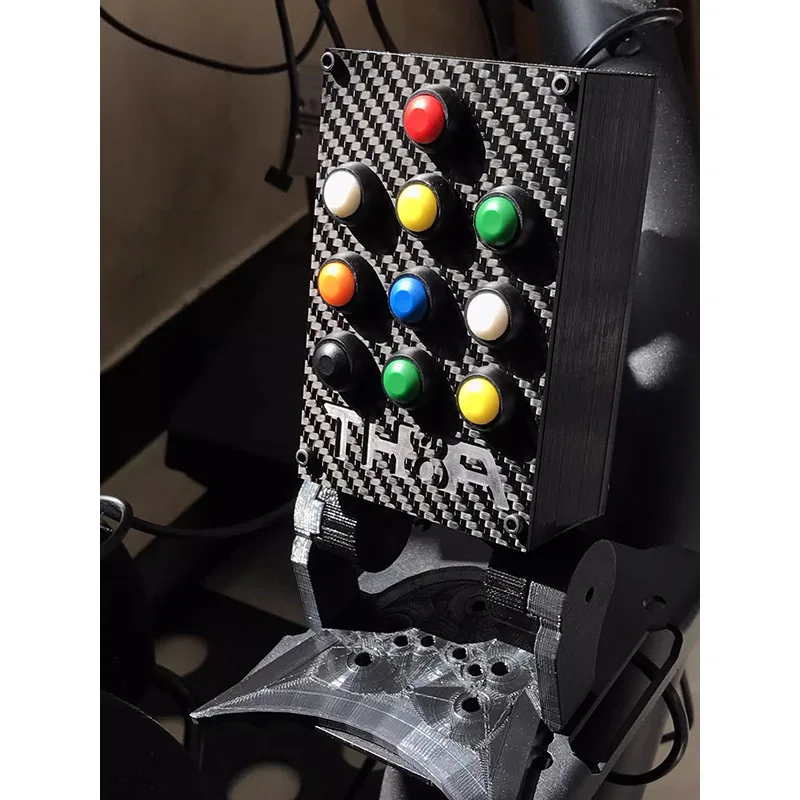 For Thrustmaster th8a Central Control True Carbon Fiber Panel Plug and Play ODDOR Thrustmaster Game Central Control