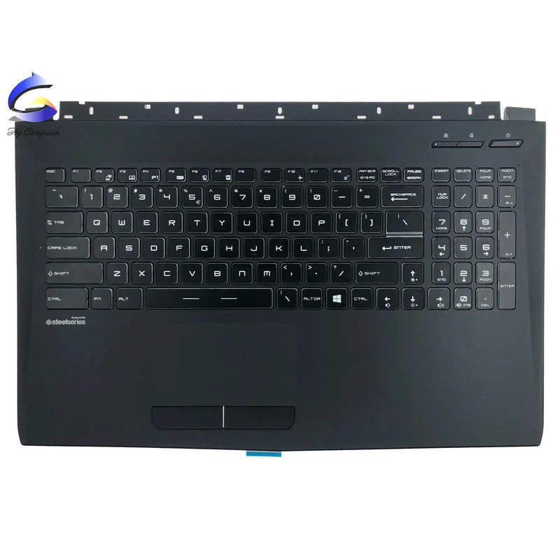 f  New For MSI GL62 GP62 Upper Case Palmrest Cover With Keyboard Colorful backlight