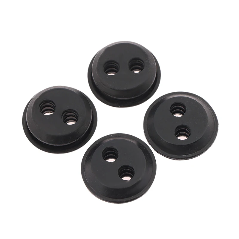 5pcs Rubber Grommet 2 Holes Fuel Gas Tank Seal Grommet For Hedge Trimmer Weed Eater Brush Cutters Replacement Garden Supplies