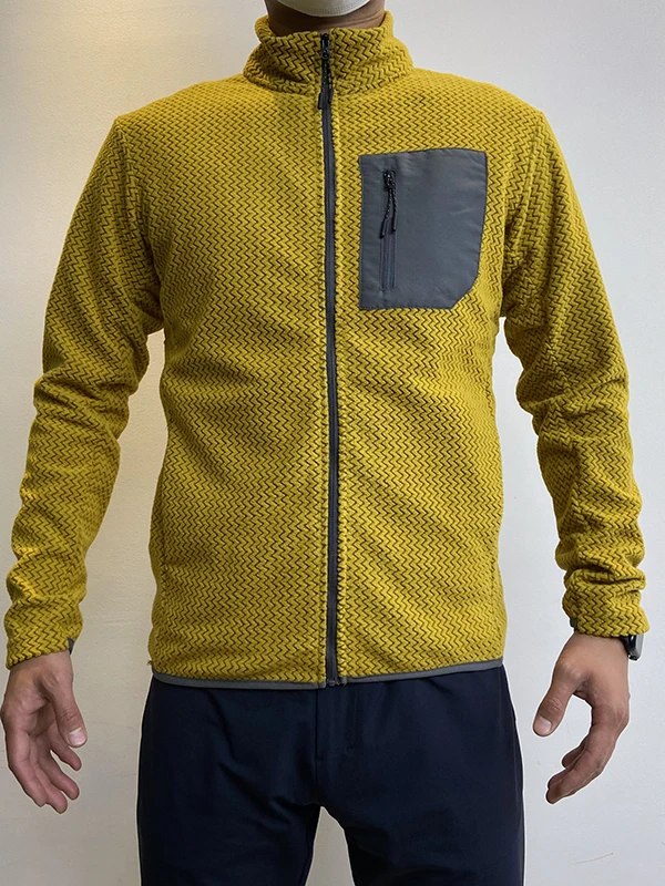Men's Fashionable Casual Fleece Lined Jacket Stand Collar Outdoor Sports Top Polyester Fiber Long Sleeve Zipper Closure Coat