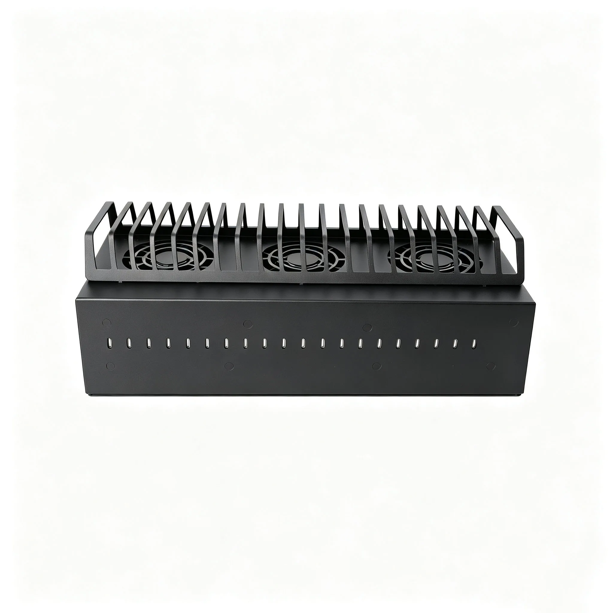 High Quality 20 Ports Typer-C Chassis Data Transfer Hub Mobile Phone Farm Box with Phone Holder