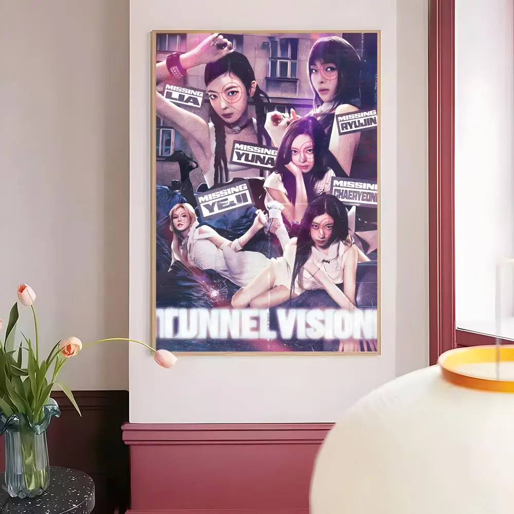 Koera Kpop Band I-itzy Poster Trendy And Easy-to-Apply Wall Art Stickers For Home Decor And Dorm Room Walls - view 6