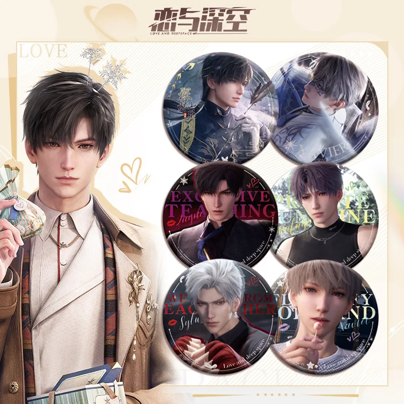 

Double Flash Badge 81-105 All Characters New Design 75mm 58mm Tinplate Pin Game Merchandise Anime Collectible Accessories for