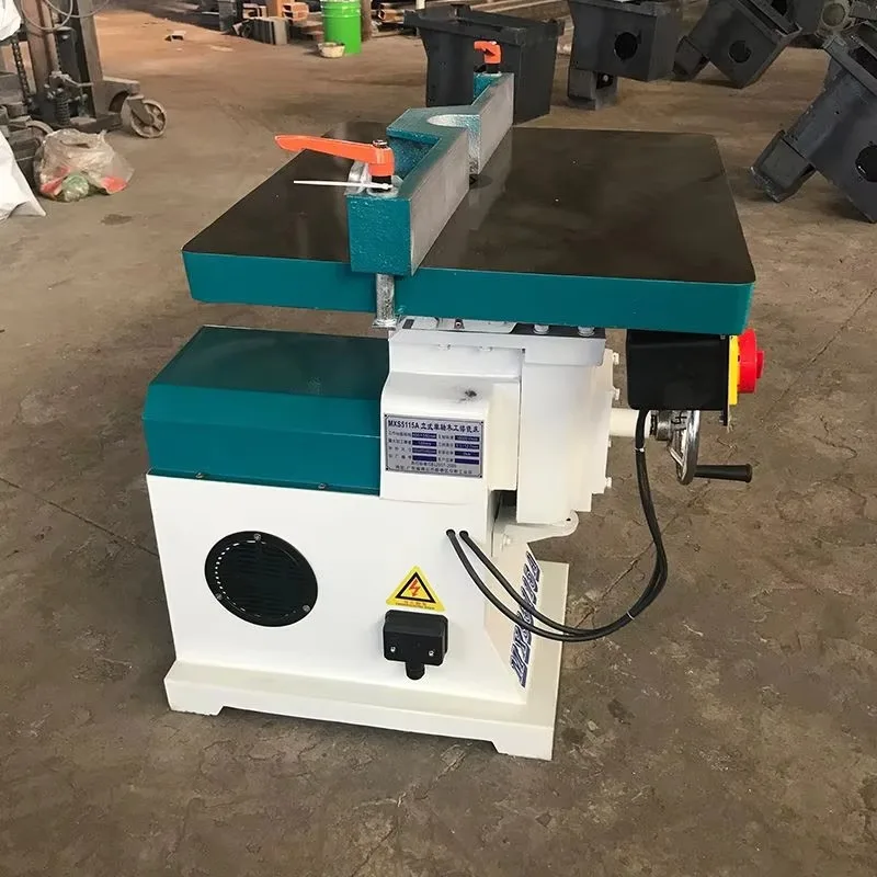 2.2kw Woodworking Machine Spindle Shaper Moulder Acrylic Furniture Trimming Slotting Cutter Moulder Milling Machine Feeder