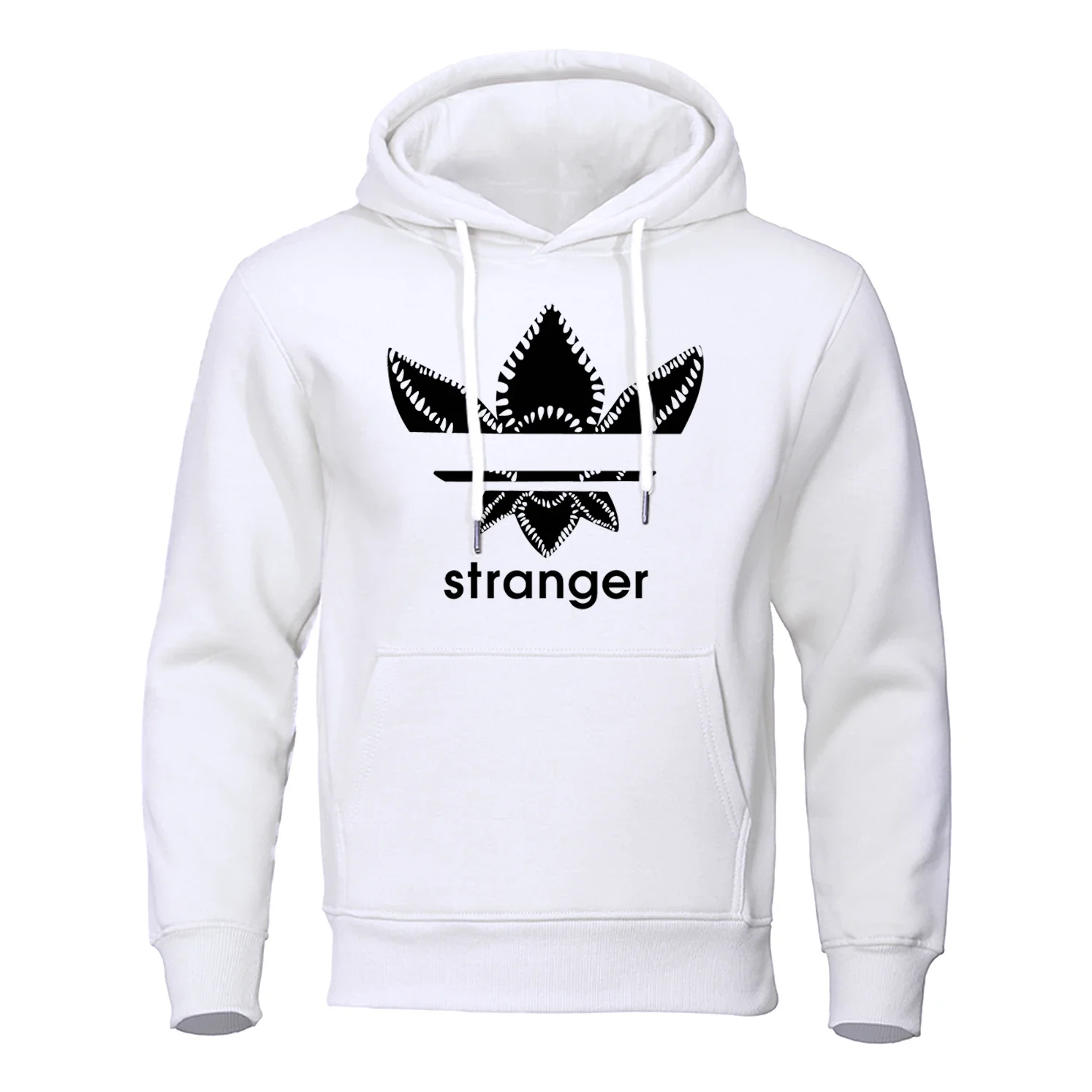 بلوزة بغطاء للرأس مطبوعة بنمط الأزهار من Fun Stranger، مع نمط حروف فريد من نوعه، سويت شيرت عصري وعصري، نمط فضفاض ورياضي #1