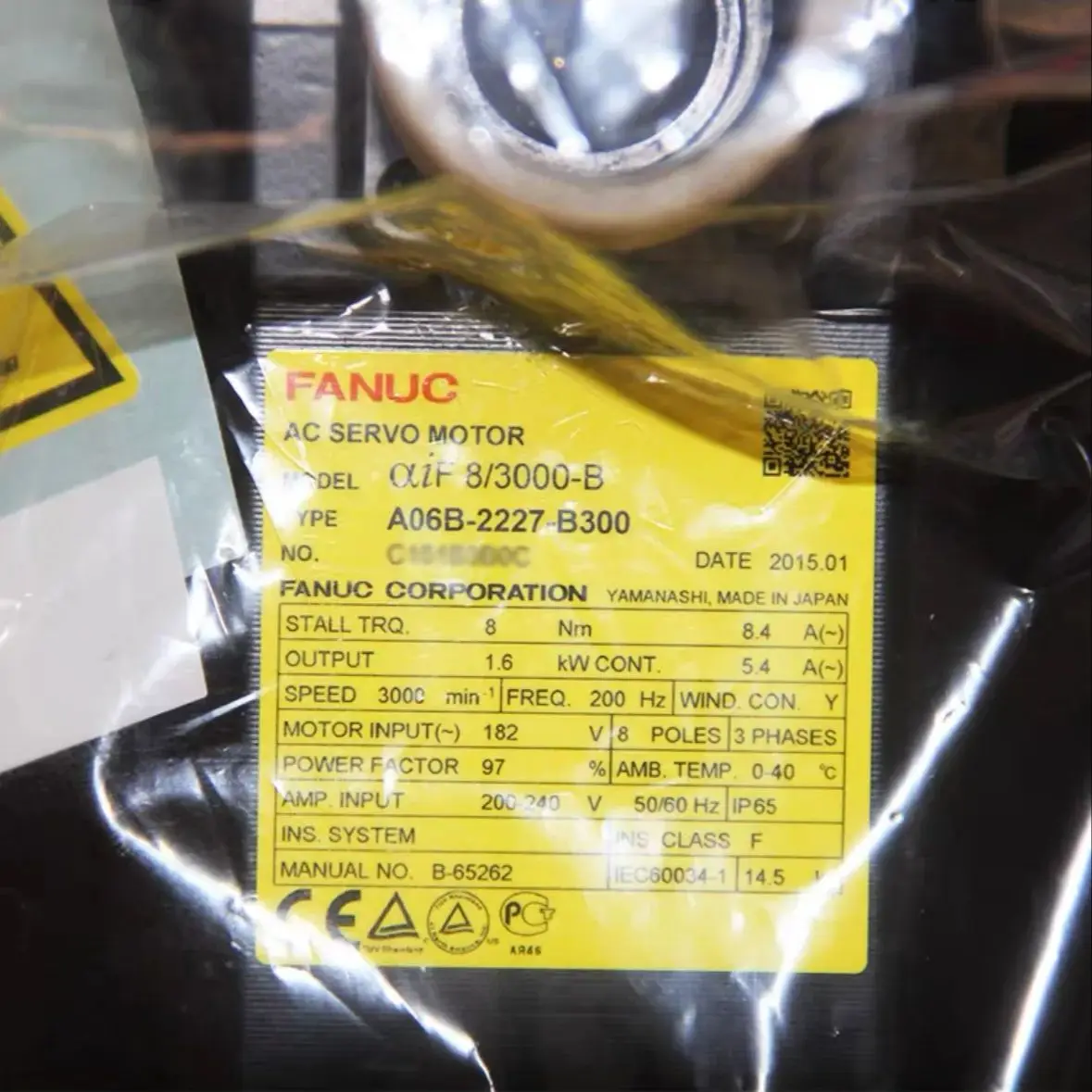 

A06B-2227-B300 Новый двигатель Fanuc В НАЛИЧИИ Быстрая доставка
