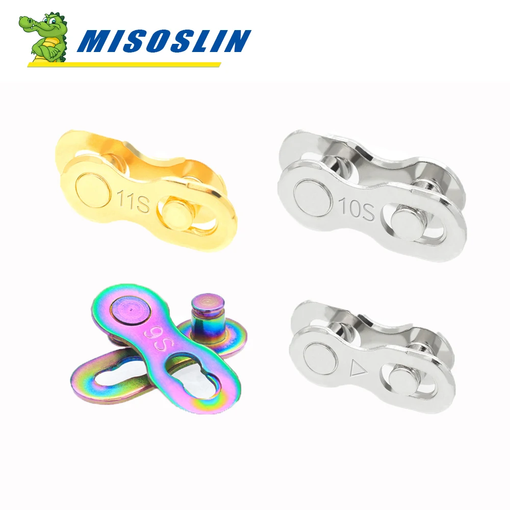 Bike Chain Quick Link MTB Road Bike Connecting Master Link Missing Quick Connector for 6/7/8/9/10/11/12 Speed Bicycle Chain