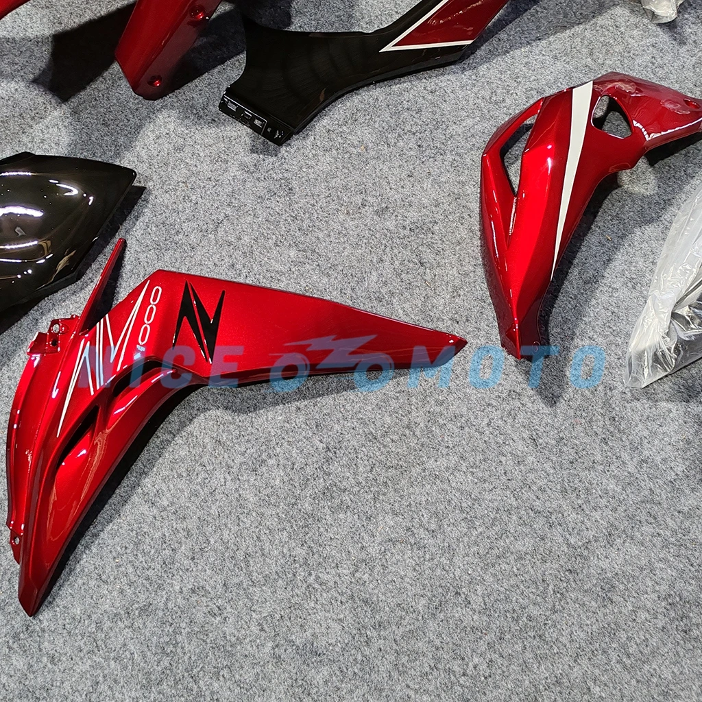 مجموعة انسيابية حقن بلاستيكية ABS مناسبة لدراجة نارية كاواساكي Z1000 2015 2016 2017 2018 2019 Z 1000RR Z1000 RR باللون الأحمر