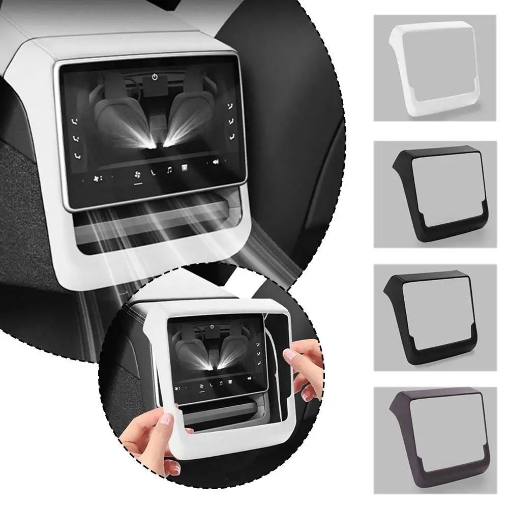For Tesla's Updated Model 3/Y Rear Screen Protector Air Conditioning Vent Modification Accessories Prevent Scratches Stains Tool