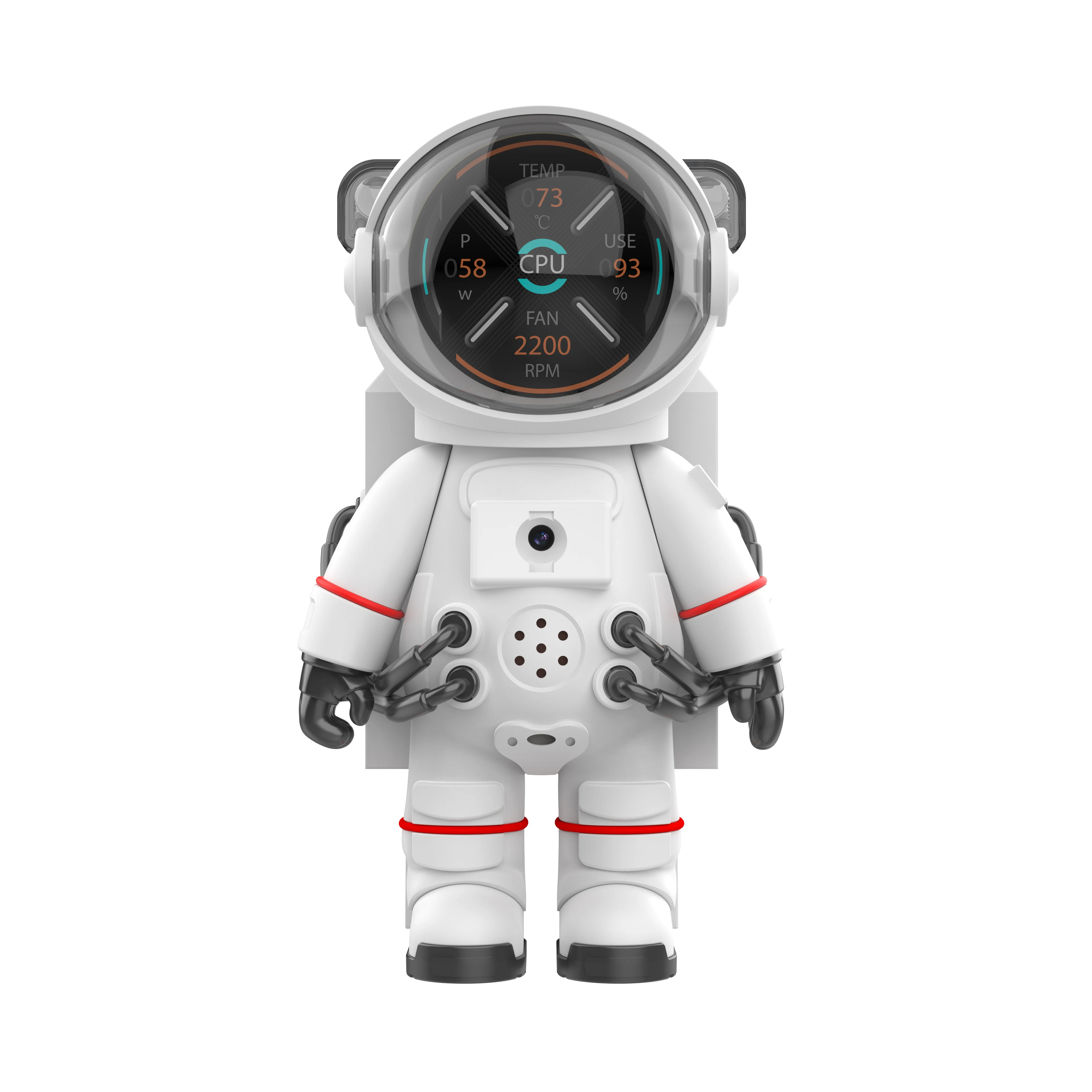 

ALSEYE BEM ULTRA astronaut case figurine DIY smart screen with 100W pixel camera and alarm function