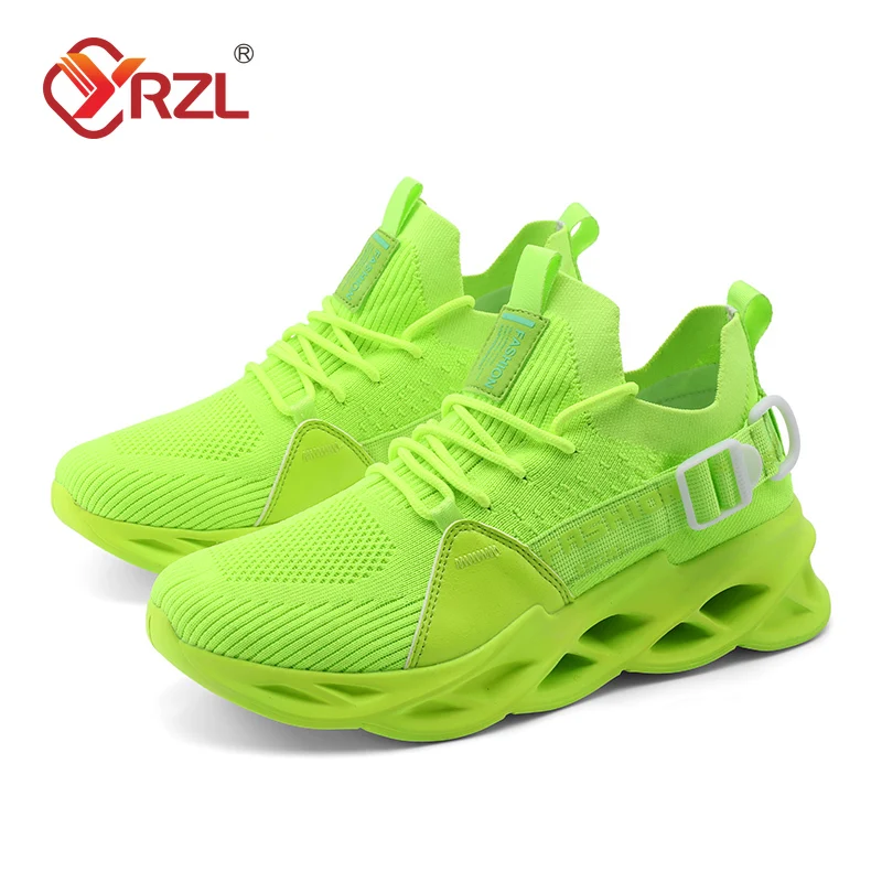 

YRZL Women Running Shoes Lightweight Breathable Mesh Comfortable Sneakers Women Fashion Athletic Walking Casual Gym Shoes Men