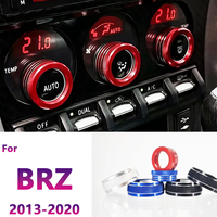 For Subaru BRZ Toyota 86 GT86 2013-2016 2017 2018 2019 2020 Air Condition Switch Knob Cover Audio Knob Ring Trim Car Accessories