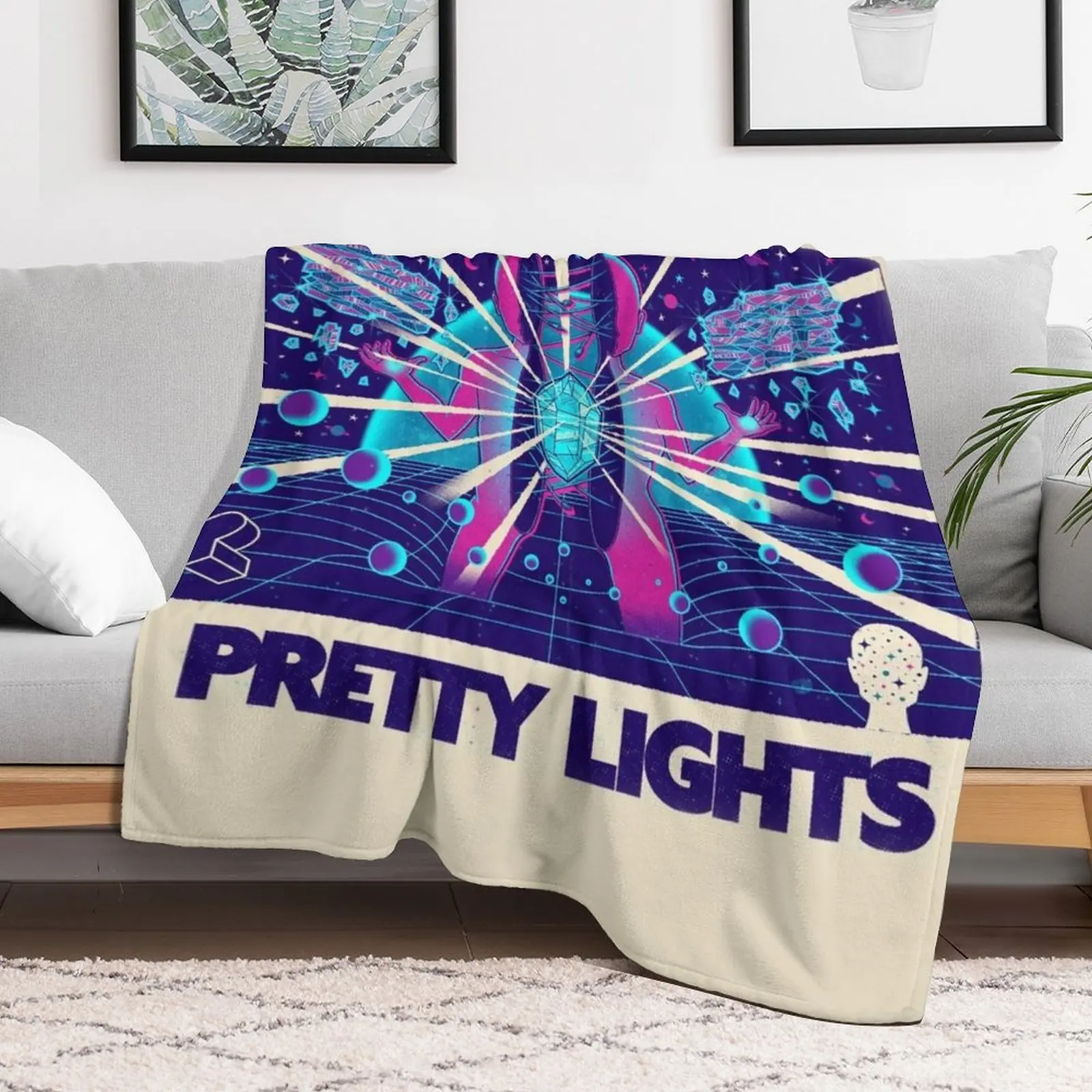 

Pretty Lights Throw Blanket Travel Luxury Throw Warm Winter beds Blankets