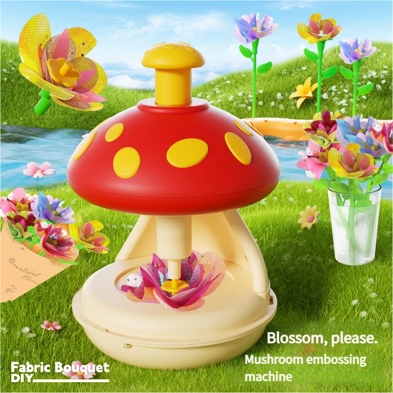 

DIY изготовление букетов из ткани, цветочные игрушки, цветочные букеты, игрушки для девочек, образовательный набор для рукоделия, подарки для детей