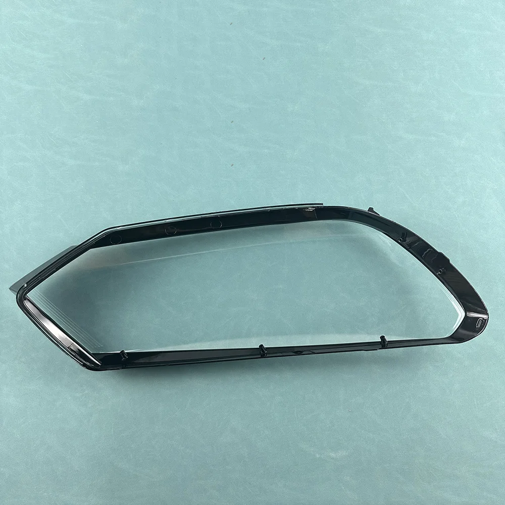 Cubierta de faro delantero de coche, pantalla de lámpara, carcasa de lente de cristal para Volkswagen VW Touareg 2011-2014