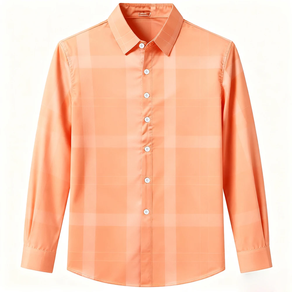 メンズ新スタイル天子格羽6色3Dプリントシャツシンプルビジネスカジュアルパーティー長袖ラペルソフト快適なアウター