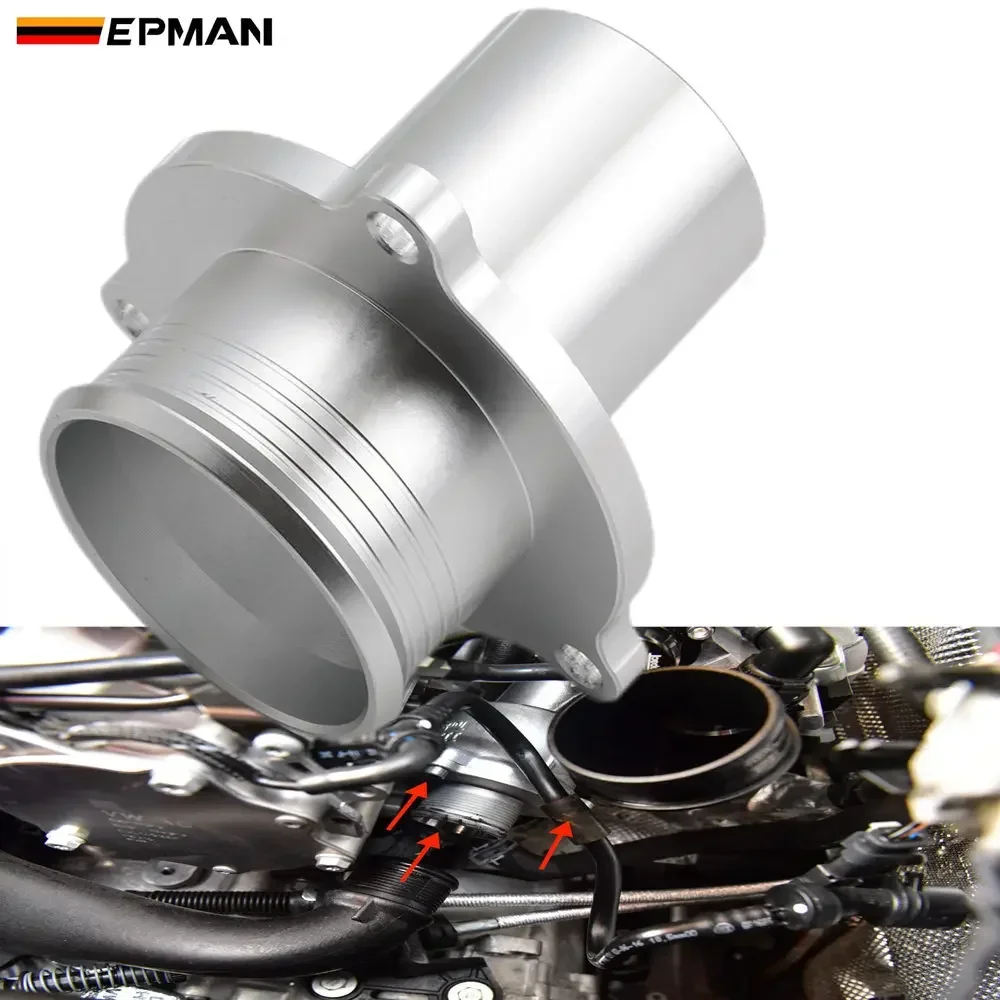 EPMAN Turbo Muffler Delete For Audi A3 S3 For Golf MK7 GTi Gen 3 EA888 Engine Turbo Intercooler Pipe Hose Damper TKHB1043MD20T