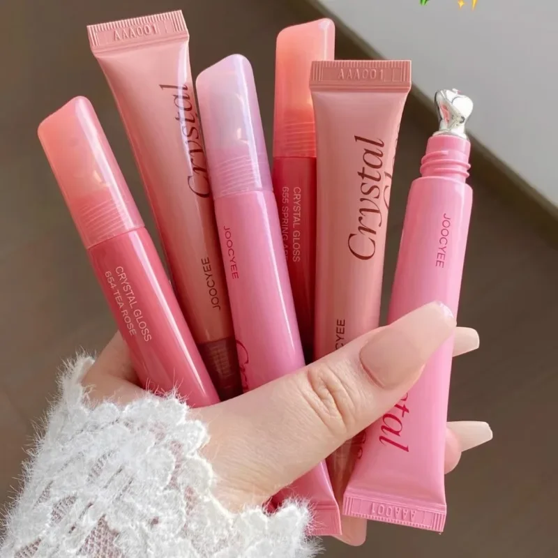 

Joocyee Lip Gloss 8ml Mirrored Hydrating Lipsticks Lip Glaze Hydrating Essence Moisturizing LipCare Cosmetic Makeup K-Beauty