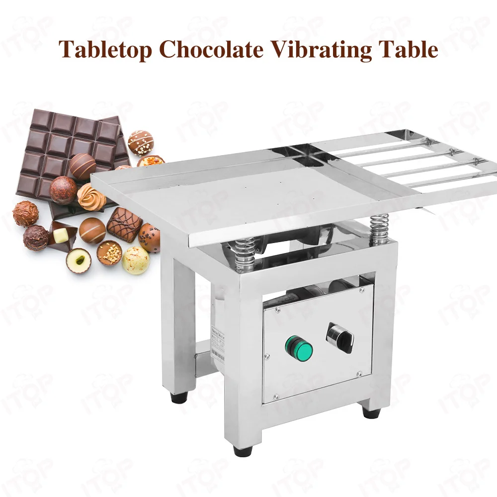 آلة اهتزاز الشوكولاتة الكهربائية التجارية من ITOP، إزالة فقاعات حفظ الشوكولاتة الاهتزازية