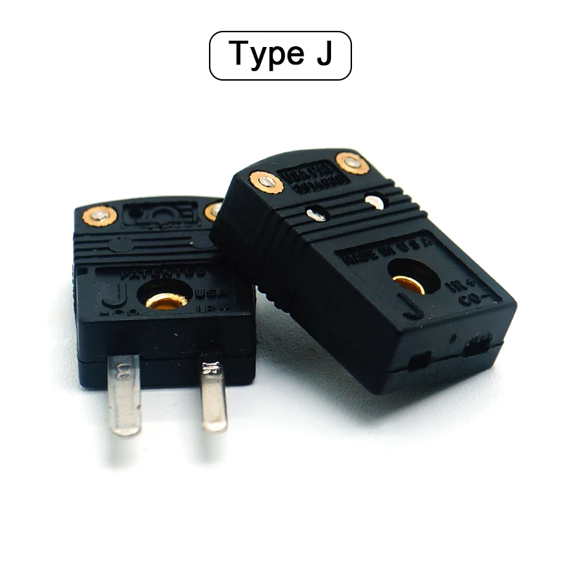 Male/Female Mini Connectors Plug Thermocouple Temperature Male K T J Type Sensors Miniature Socket & Panel Mount