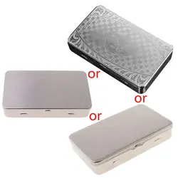 Stainless Steel Cigarette Cases Box with Cover Thick and Cigarettes Cases High Quality Cigarette DropShipping